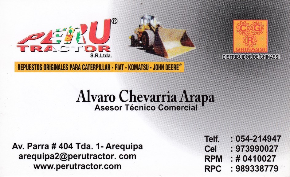 PERU TRACTOR - AREQUIPA